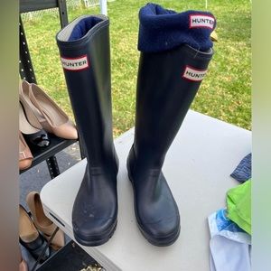 Hunter rain boots - size 5
